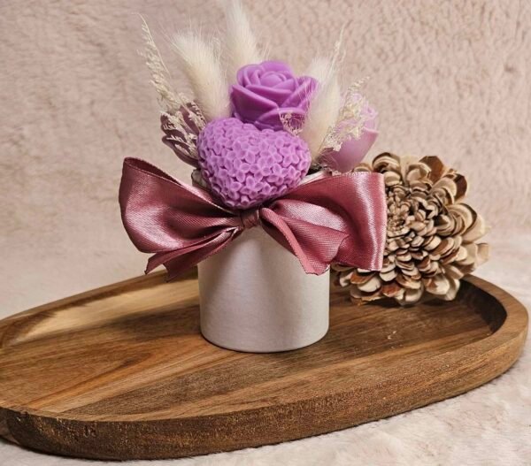 Bouquet de fondant "Coeur de rose" – Image 2