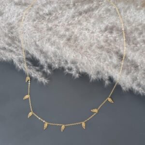 Collier mini ailles doré