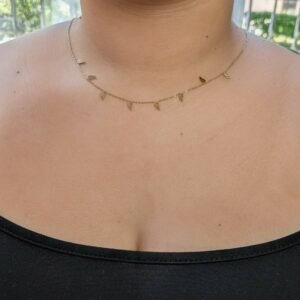 Collier mini ailles doré