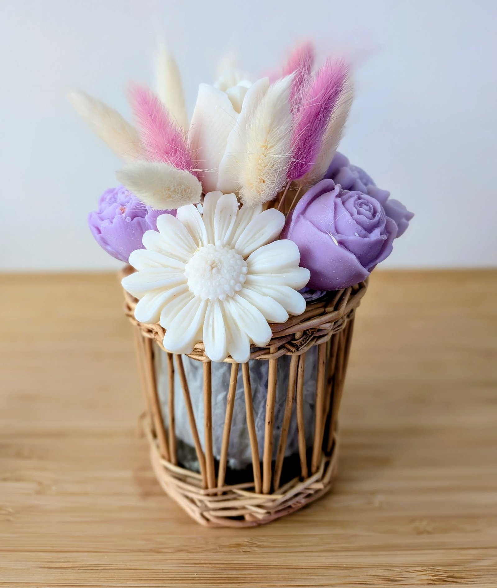 Bouquet intemporel "Cachemire et soie"