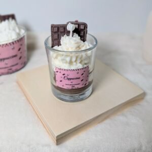 BOUGIE GOURMANDE PETIT FORMAT « CAPPUCCINO »