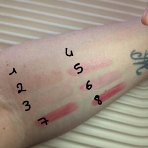 Beurre à lèvres colorés