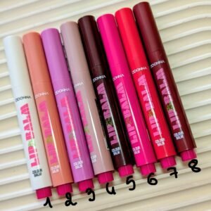 Beurre à lèvres colorés