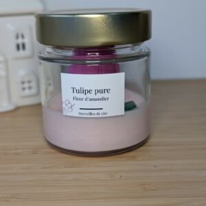 Bougie tulipe « Fleur d’amandier »