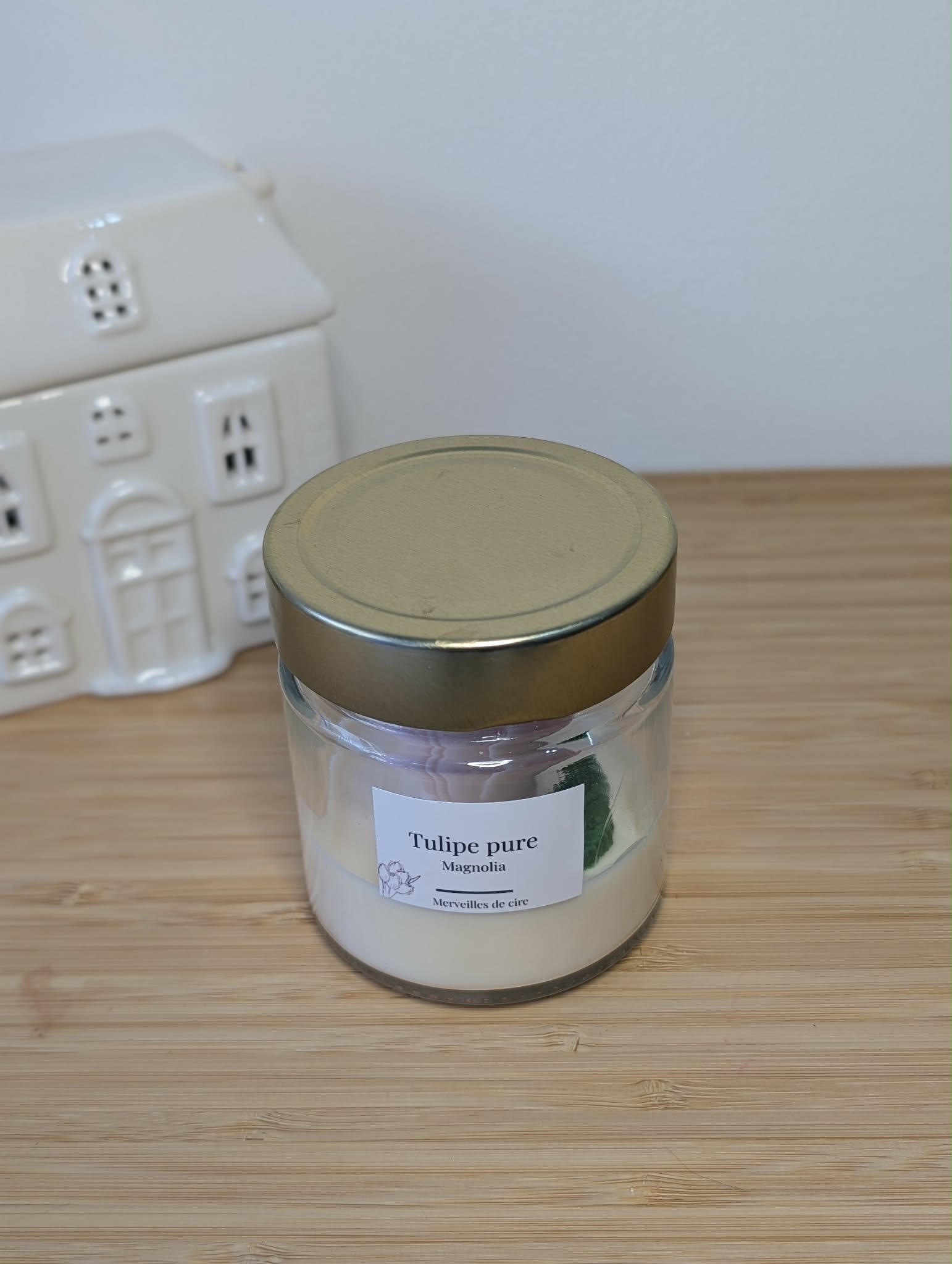 Bougie tulipe « Magnolia »