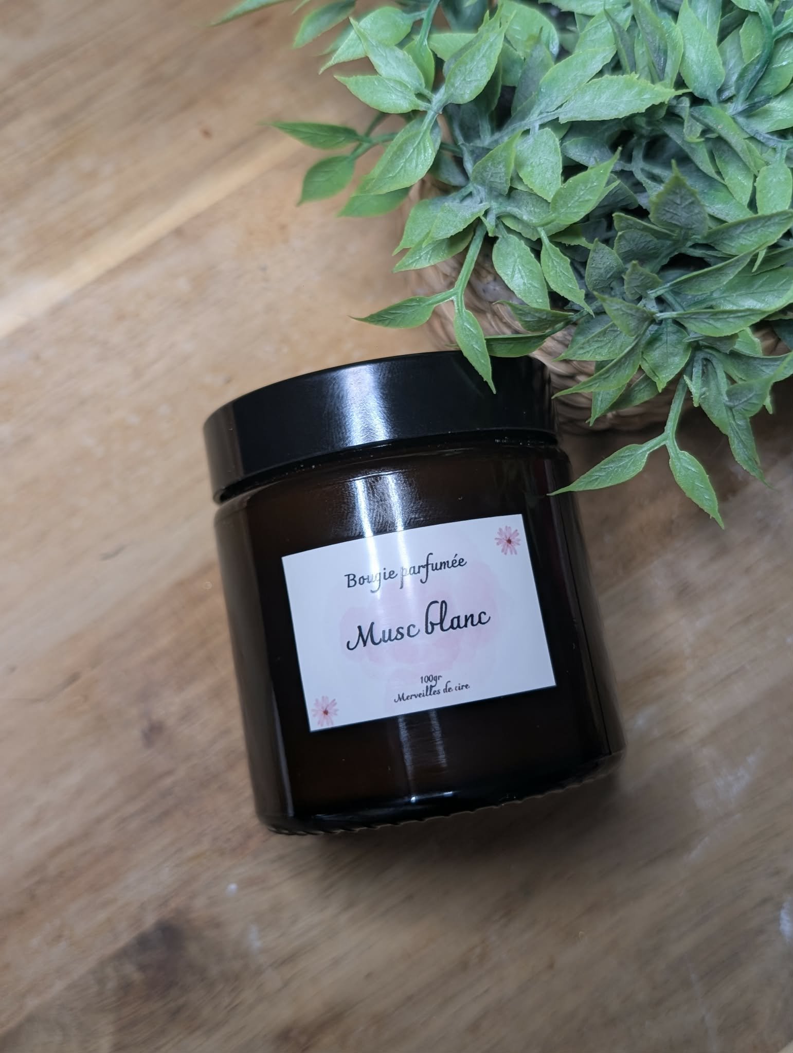 Bougie "Musc blanc"